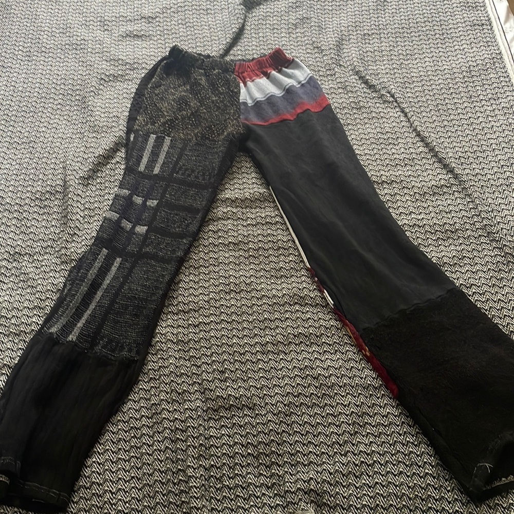 RCYCLD Knit Sweater Pieced Pants
